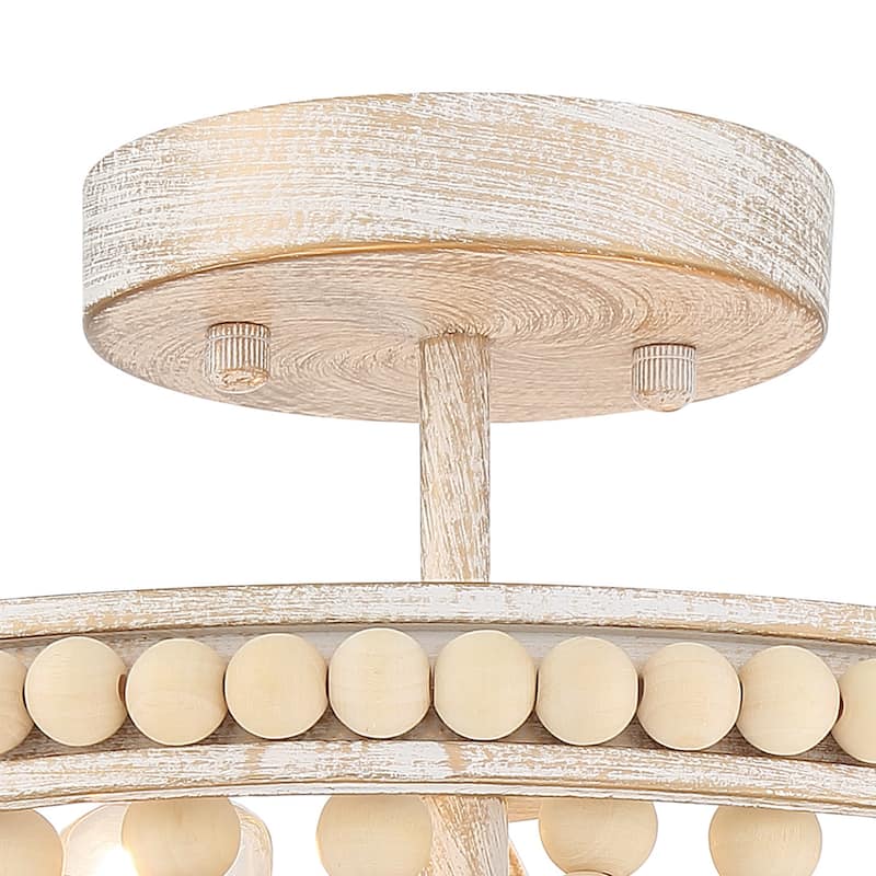 2 - Light 12.6'' Unique/Statement Bowl Flush Mount - 13.39''Hx12.6''Wx12.6''D