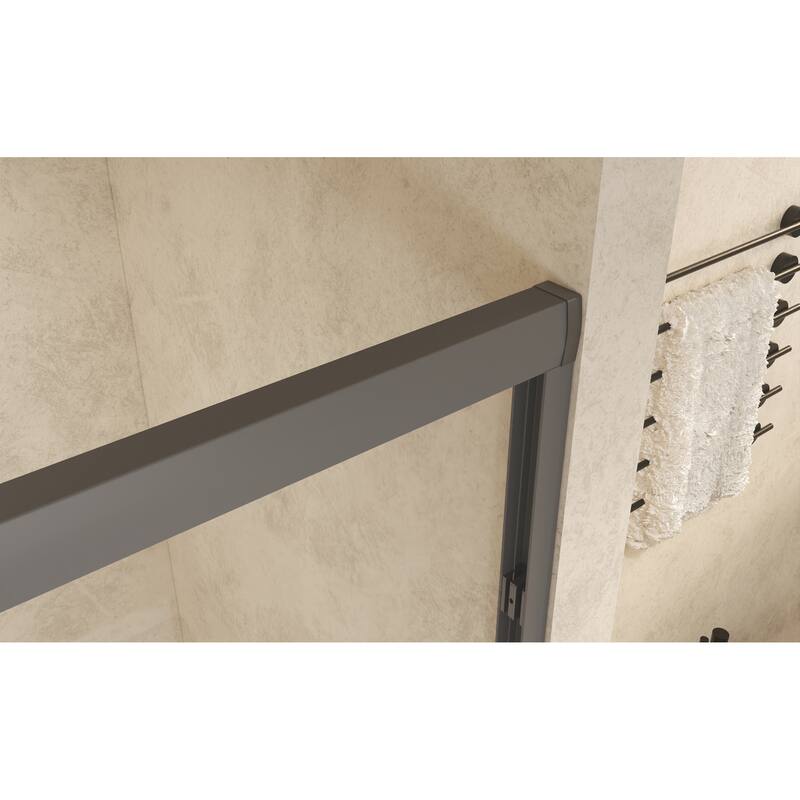 Aluminum Frame Double Sliding Shower Door