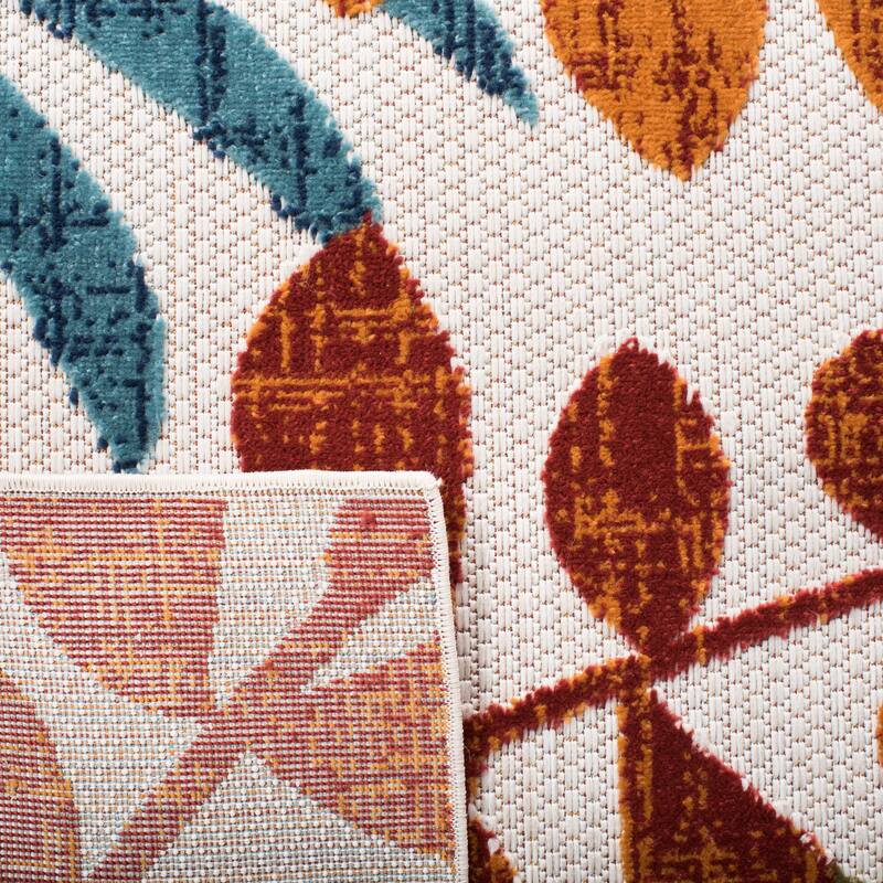 SAFAVIEH Cabana Laila Indoor/ Outdoor Waterproof Patio Floral Rug