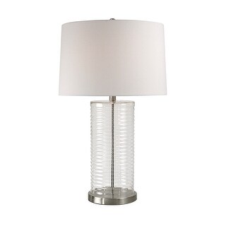 29"H Clear Glass Table Lamp - Set of 2 - Bed Bath & Beyond - 40643181