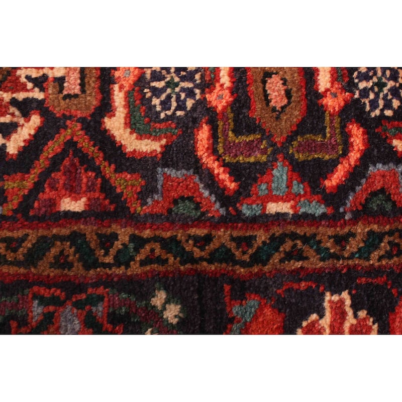 ECARPETGALLERY Hand-knotted Anadol Dark Red Wool Rug - 4'7 x 6'8