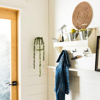 SAFAVIEH Darcey White Hanging Storage Wall Rack - 28" x 5" x 12"