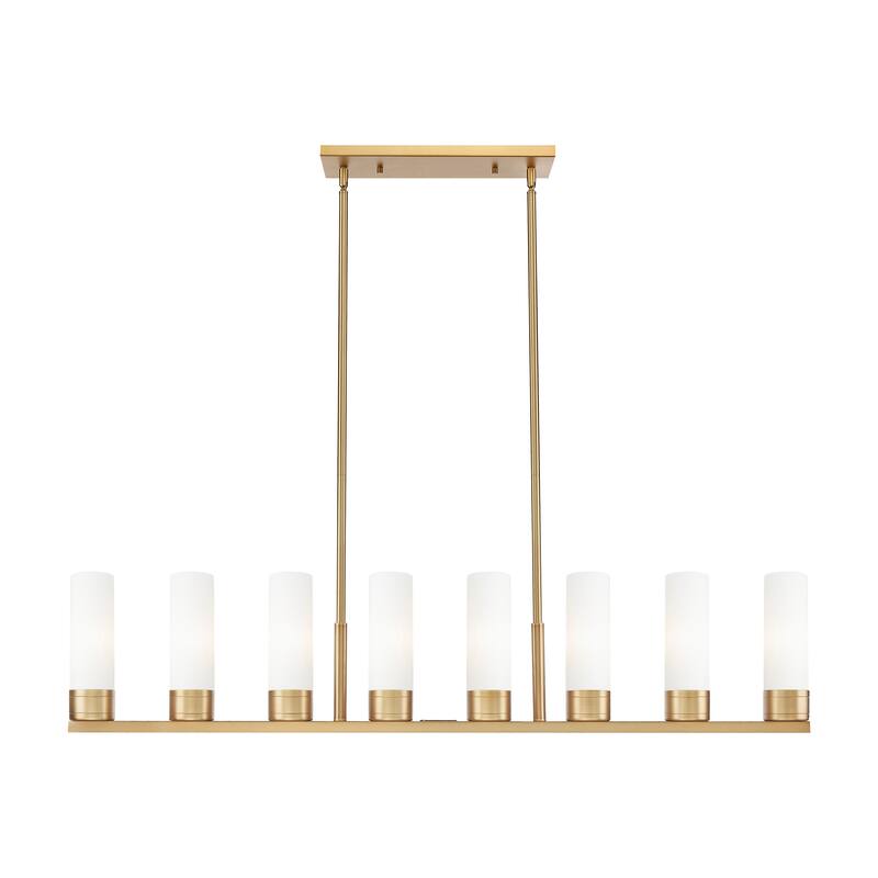 Innovations Lighting Downtown Urban - Boreas - 6 Light 48" Stem Hung Island Light with 8" Shades