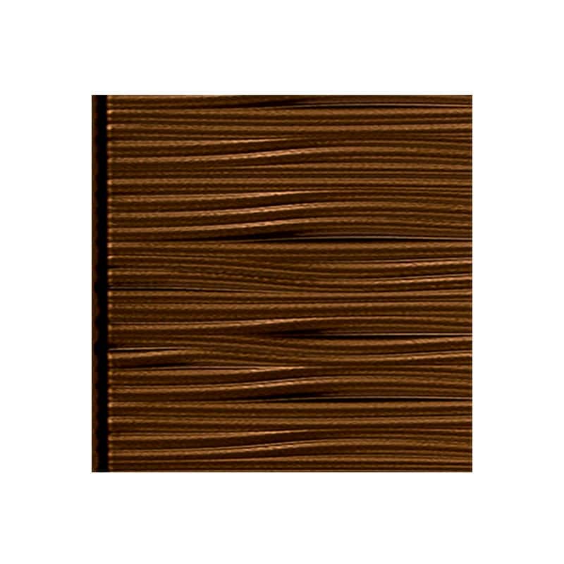 FASÄDE Waves Horizontal 4-foot x 8-foot PVC Wall Panel in Oil Rubbed Bronze - 12 X 12