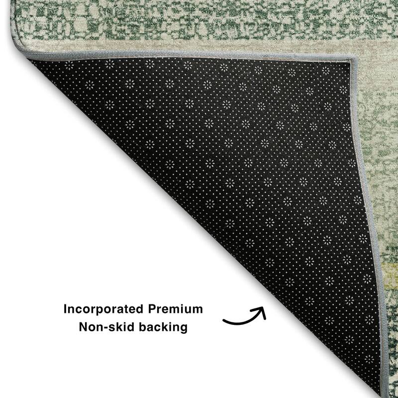 Premium Washable Super Soft Vintage Stripe Mayfield Rug