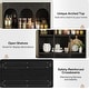 preview thumbnail 12 of 21, 70.9" Tall Arched Bookcase for Living Room, 5-Tier Freestanding Wooden Bookshelf, Mid-Century Modern Library Book Shelving Unit