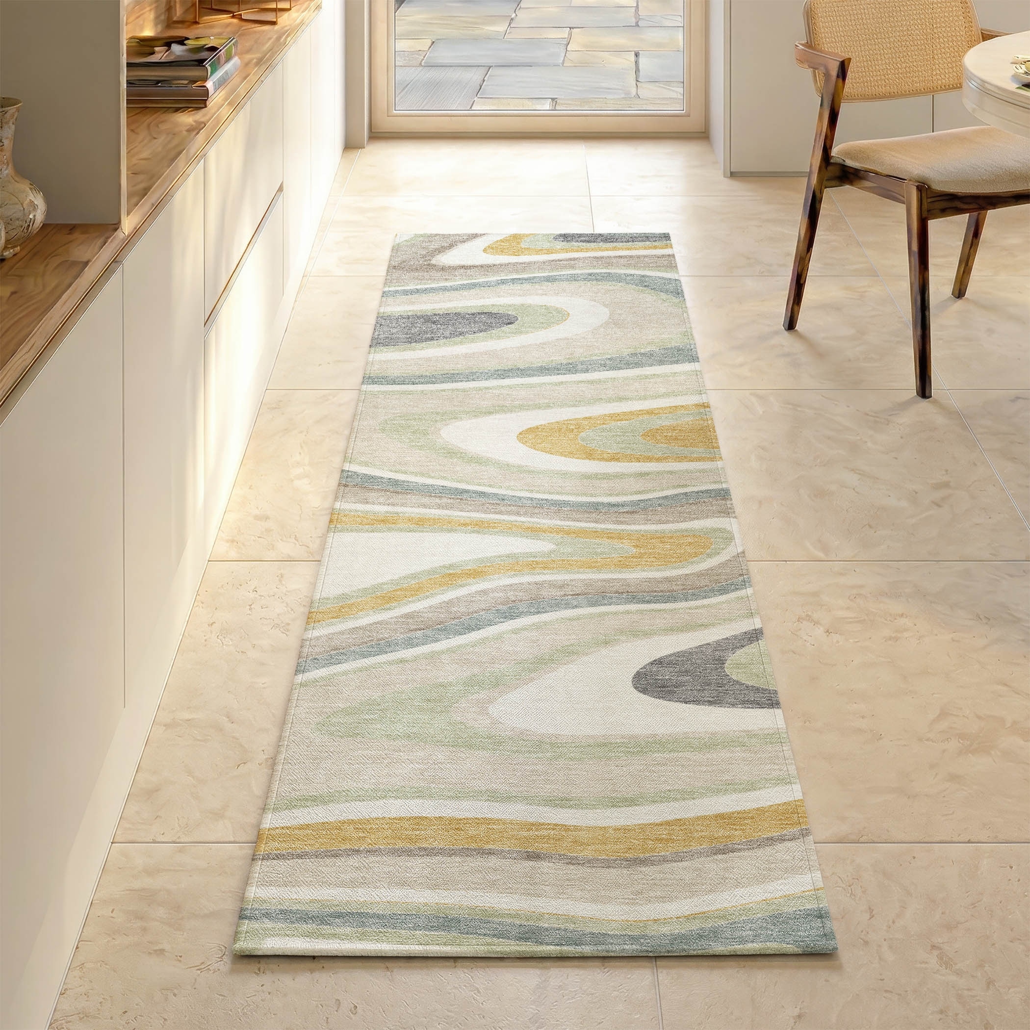 Premium Washable Super Soft Modern Buren Mayfield Rug
