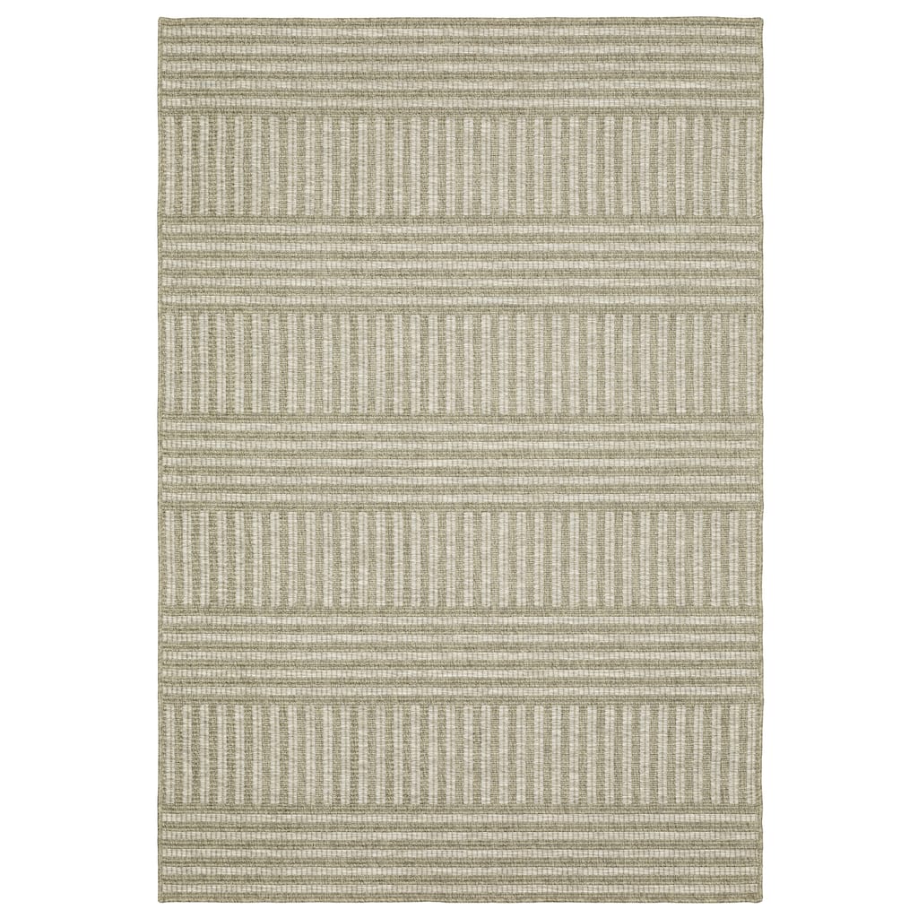 Schiltigheim Beige Black Geometric Casual Area Rug