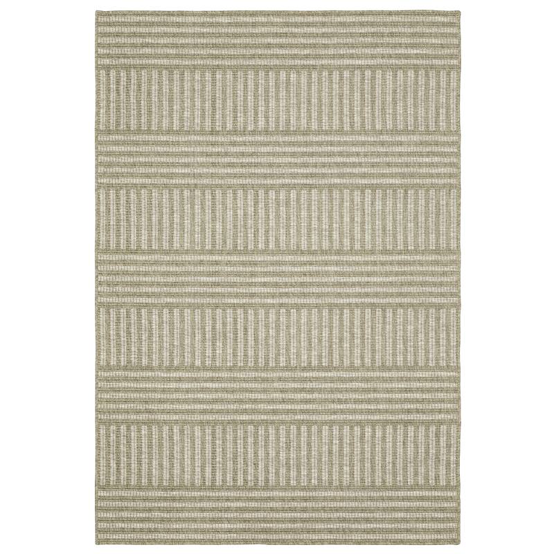 Schiltigheim Beige Black Geometric Casual Area Rug