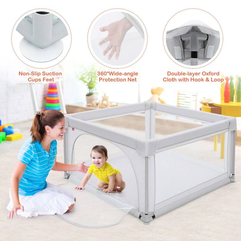 Costway Baby Playpen Infant Large Safety Play Center Yard w/ 50 Ocean - See Details