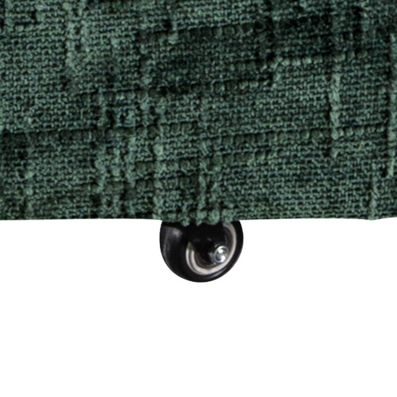 3-Seat Sofa Bed – Pull-Out Sleeper, 89" Sectional Sofa in Beige/Blue/Green