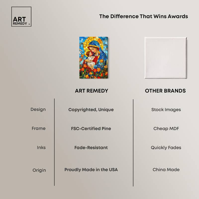 Glass Gospel I Canvas by Art Remedy, Gallery Wrapped
