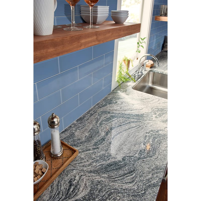 Ackland AKM-G-4X12TL-CA 12" x 12" Glass Subway Wall Tile - Glossy