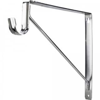 Hardware Resources Closet Rod and Shelf Support Bracket for 1-5/16