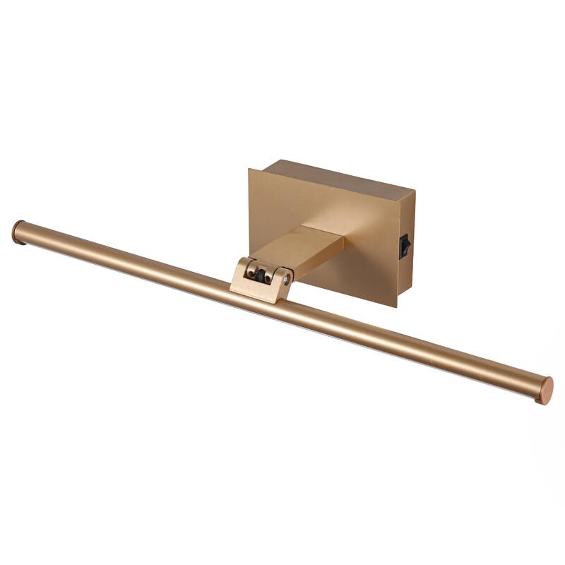 16" Modern Gold LED Wireless Picture Light with Remote Control