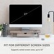 preview thumbnail 6 of 35, Jani Wood Monitor Stand Riser Desk - Ergonomic Design Stand, Desktop Organizer Table for Home, Office Workspace, Gaming Desk