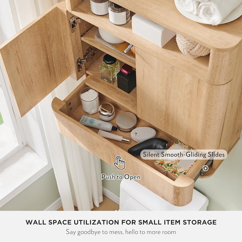Modern Wall Cabinet, Storage Cabinet for Bathroom, Medicine Cabinet