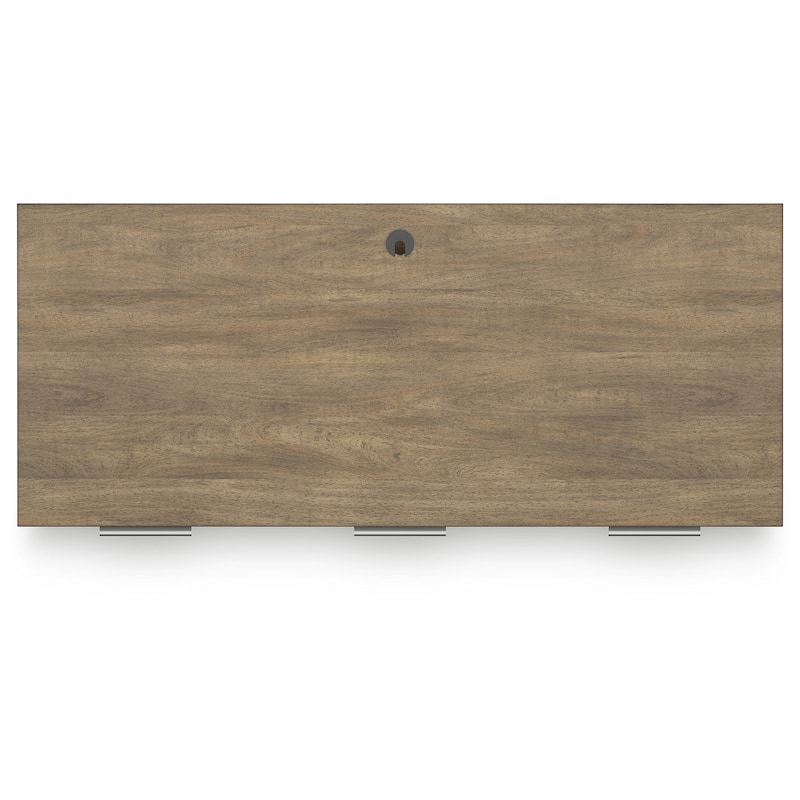 Signature Design by Ashley Montia Light Brown 67" Home Office Desk
