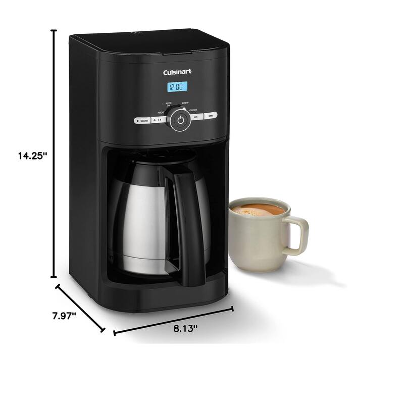 10Cup Thermal Classic™ Coffeemaker, Black with Thermal, 10Cup