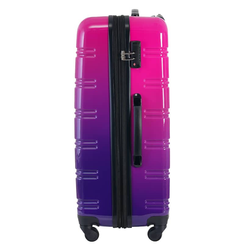 Classic 3 Piece Luggage Set with TSA Lock, ABS Durable Lightweight Suitcase with Spinner Wheels, Hardshell Carry-On Luggage