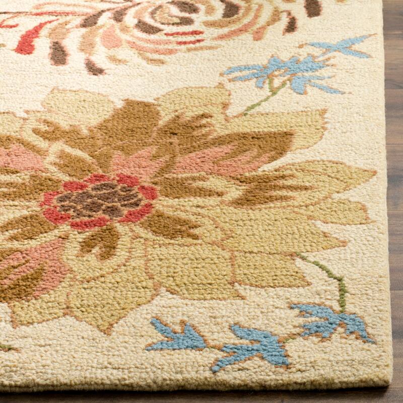 SAFAVIEH Handmade Blossom Arminda Modern Floral Wool Rug