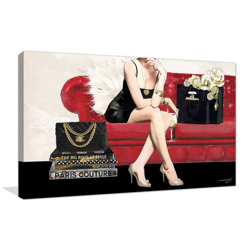 "Hers 1" by Jodi Print on Canvas