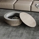 preview thumbnail 1 of 11, Solid Wood Veneered Modern Coffee Table with Storage 31.5" - Grey 