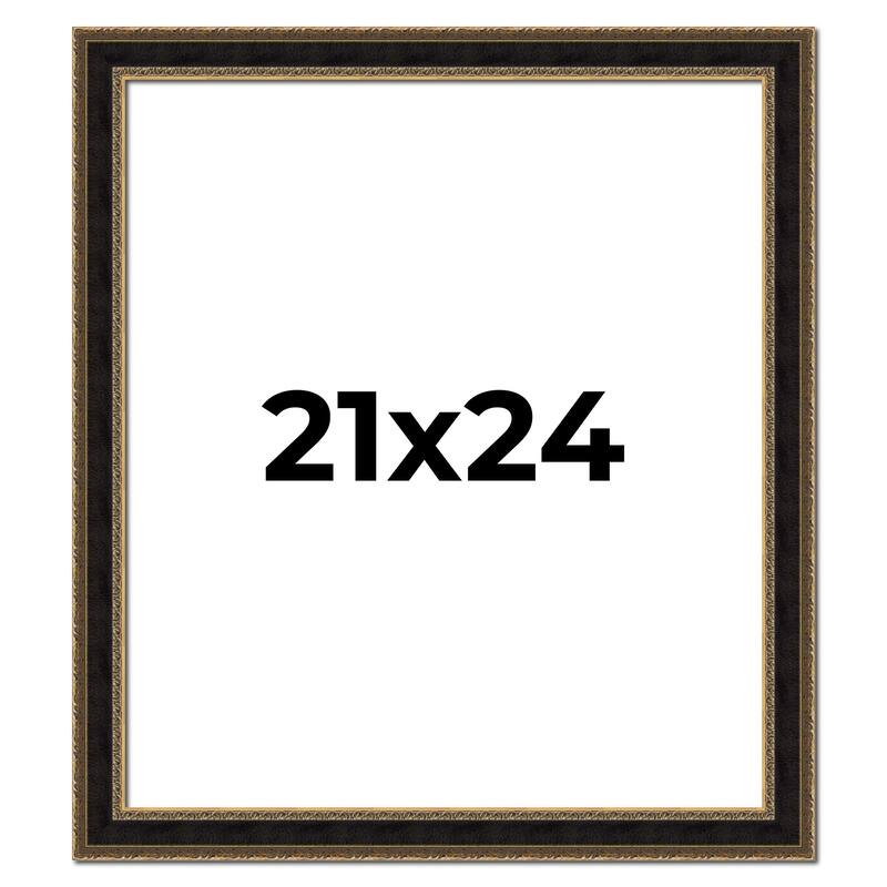 21x24 Frame Gold Antique Vintage Sold Wood Picture Frame | 1.75 Inch