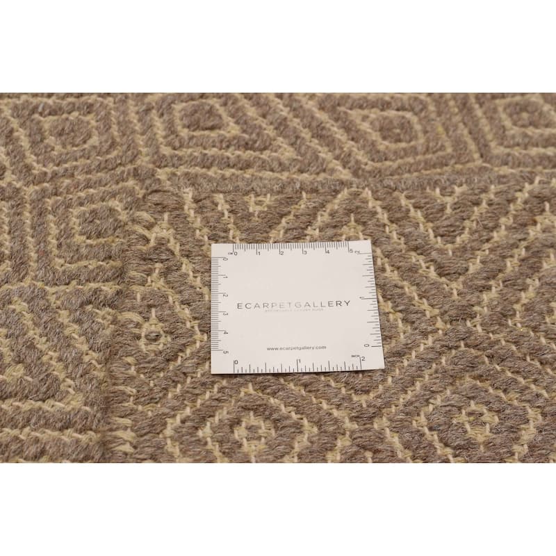 Nevada Brown Kilim 5'1" x 7'7" - 5'1 x 7'7