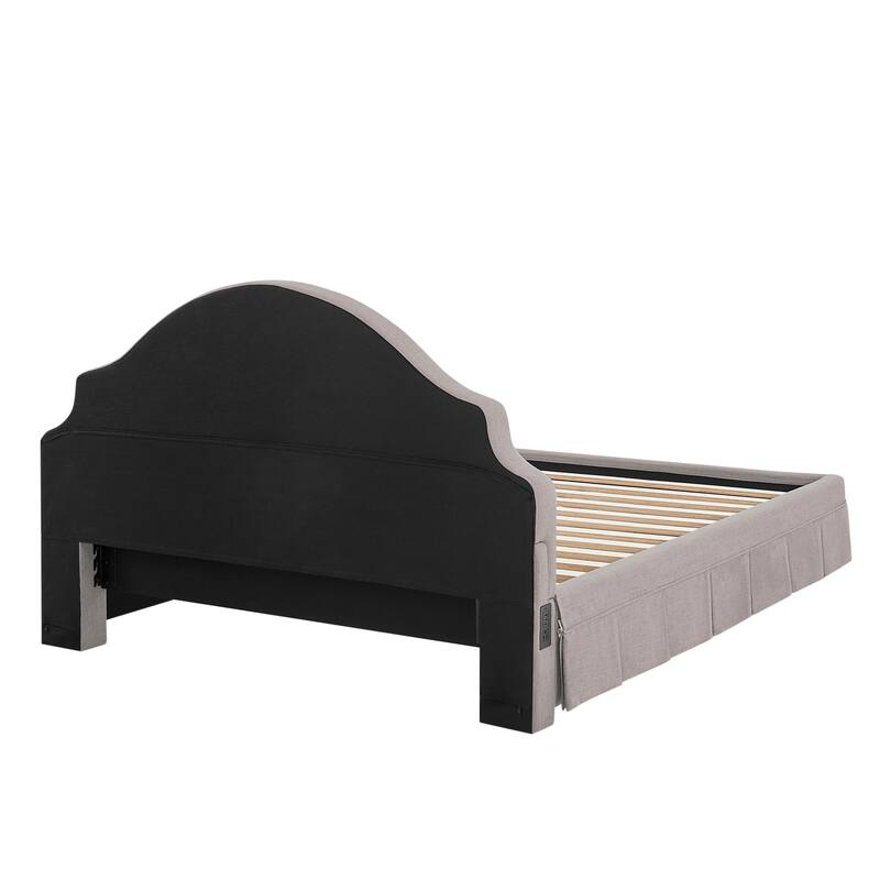 Canton Upholstered Queen Size Storage Bed