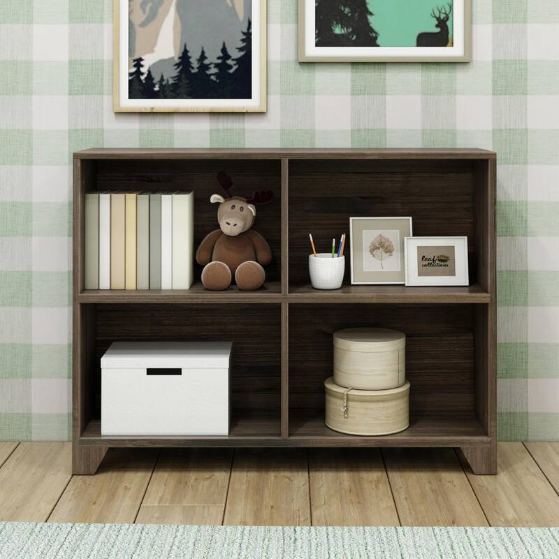 Max and Lily Farmhouse 4-Shelf Bookcase