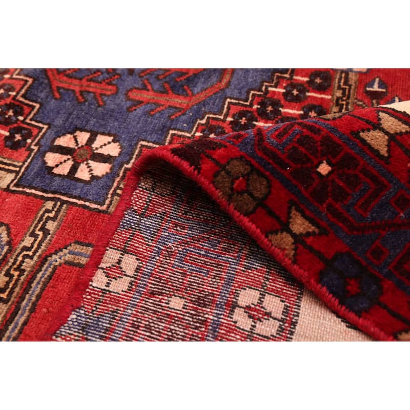 ECARPETGALLERY Hand-knotted Andelz Red Wool Rug - 5'3 x 6'10