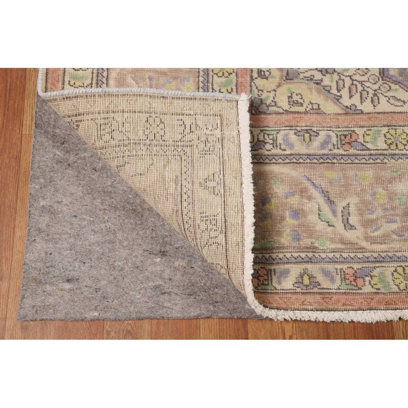 Light Blue Persian Area Rug Handmade Wool Carpet - 8'3"x 11'2"
