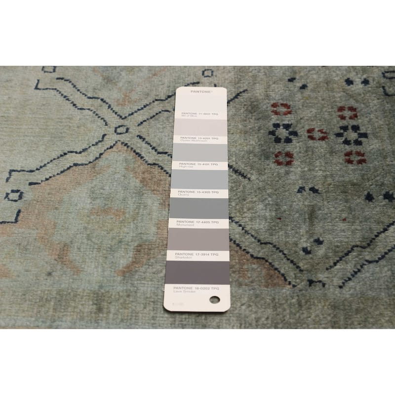 ECARPETGALLERY Hand-knotted Vibrance Grey Wool Rug - 5'11 x 8'5