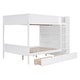 preview thumbnail 30 of 30, Full-Over-Full Bunk Bed with Storage, Guardrails, and Grey Finish