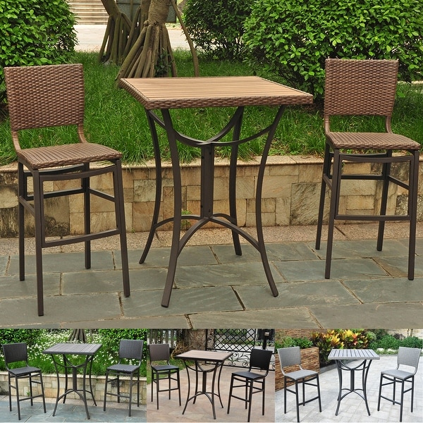 Bar height outlet bistro set clearance