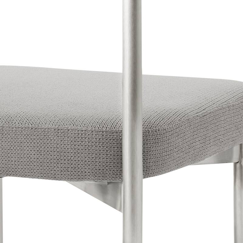 Shannon Upholstered Curved Back Barrel Kitchen Dining Chairs - Set of 2