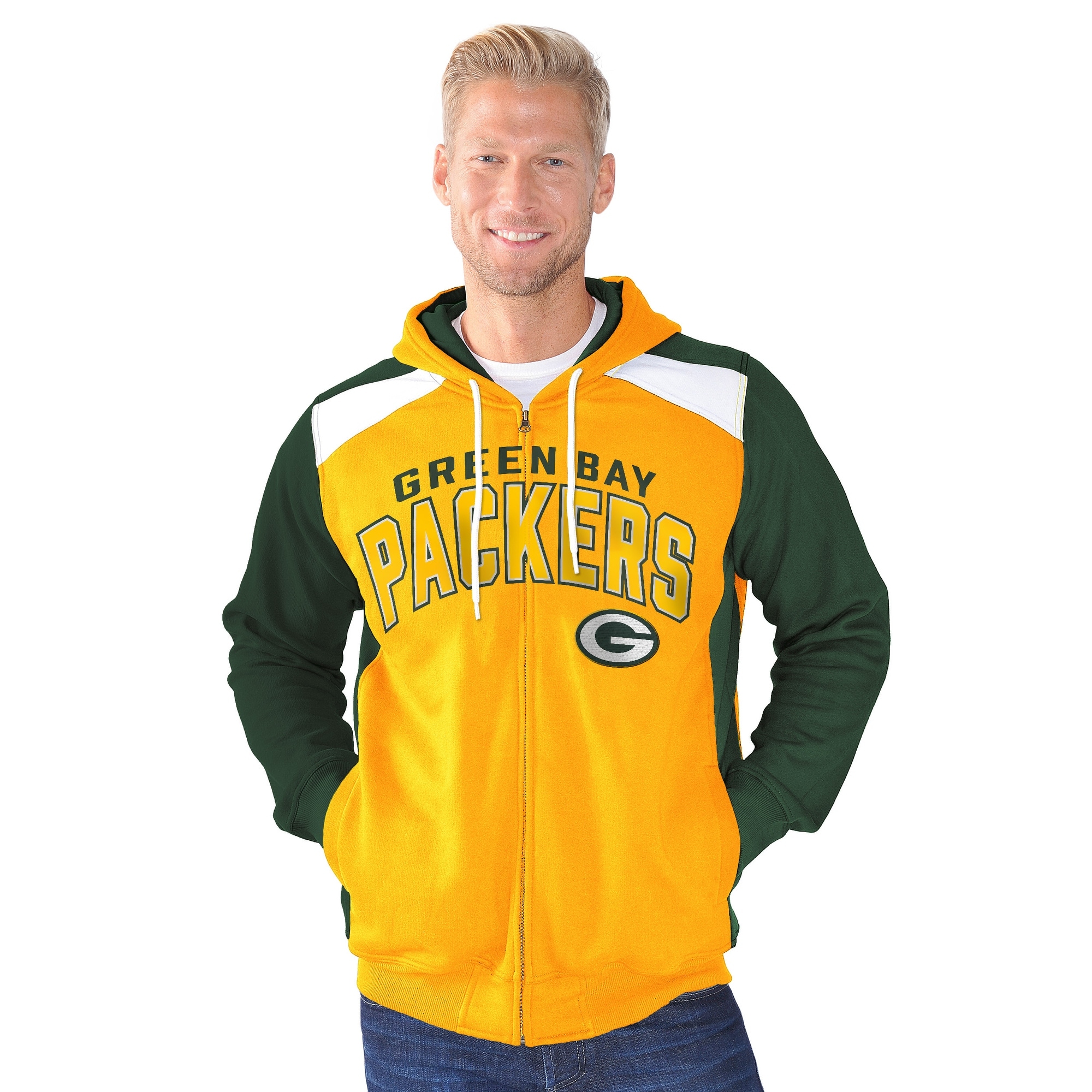 packers full zip hoodie
