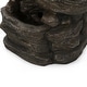 preview thumbnail 4 of 9, Coweta Outdoor Tier Rock Fountain Outdoor 4 by Christopher Knight Home