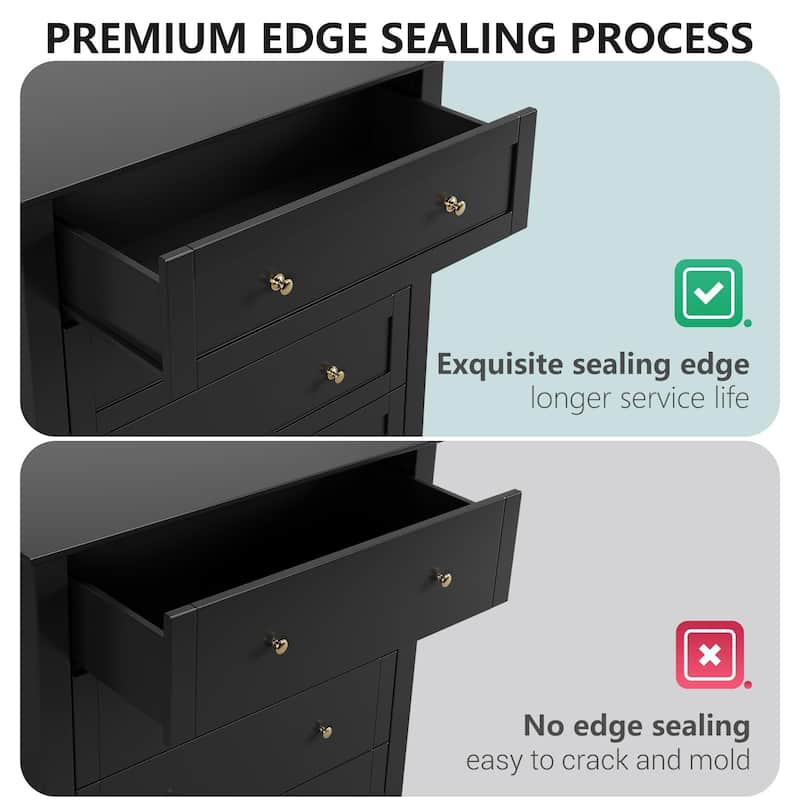 6 Chest of Drawer Dresser