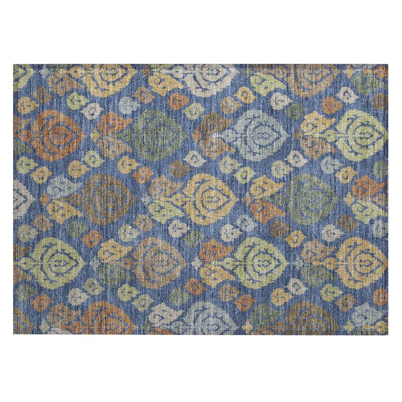 Machine Washable Indoor/ Outdoor Casual Zona Chantille Rug