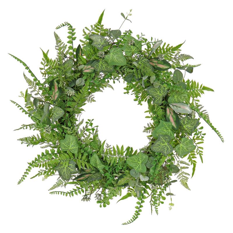 National Tree Company 26 inch Artificial Spring Wreath, Realistic Decoration for Front Door or Indoor Décor​