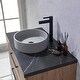 preview thumbnail 67 of 78, Trento Bath Vanity with Sintered Stone Top with Concrete Sink (C)
