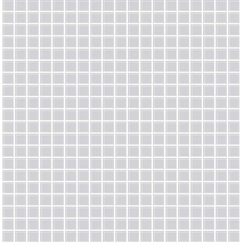 Brewster Crystalline Silver Glass Tile Wallpaper - 20.5in x 396in x 0.025in