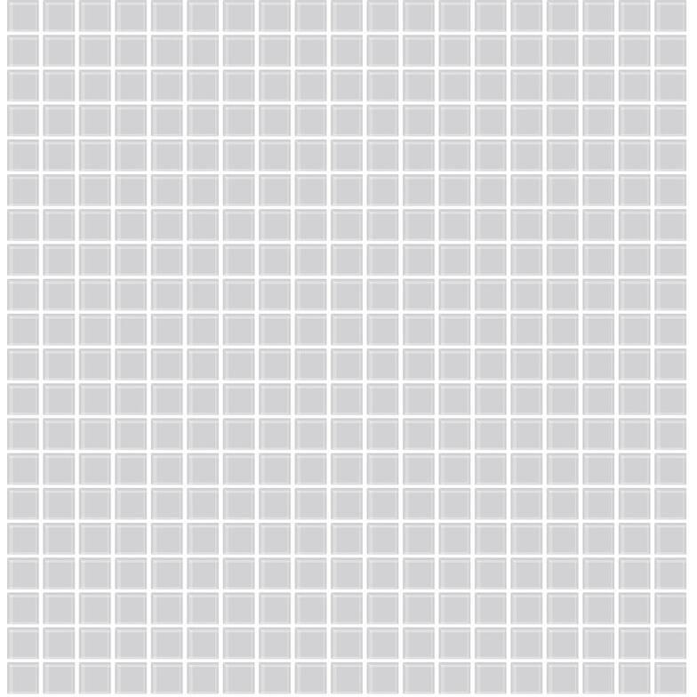 Brewster Crystalline Silver Glass Tile Wallpaper - 20.5in x 396in x 0.025in