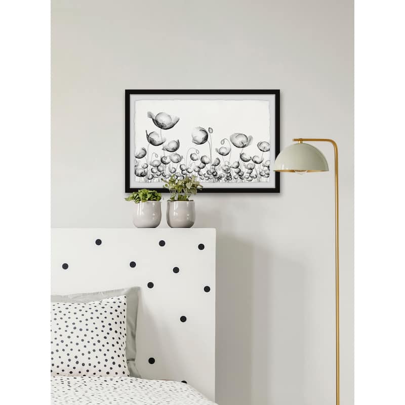 'Poppy Fields' Framed Painting Print