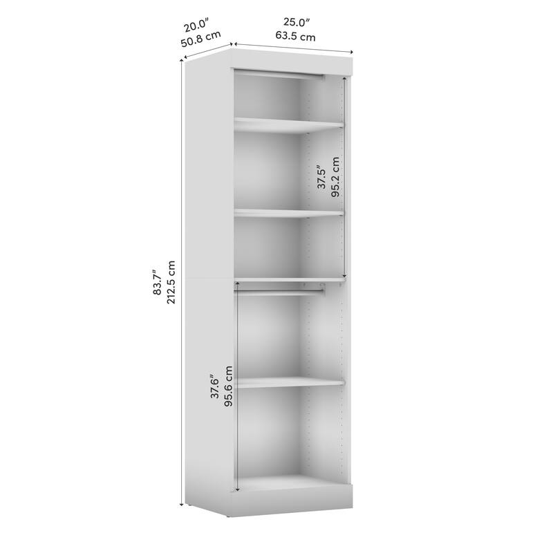 Nebula 25W Closet Organizer by Bestar