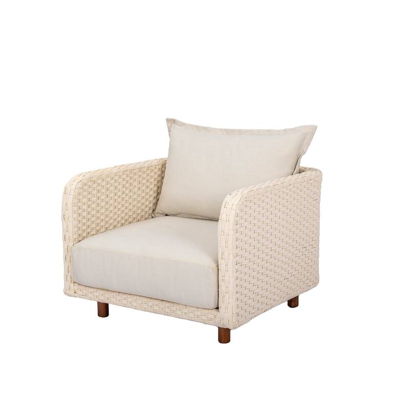 Yesler Coast Outdoor Club Chair, Grey