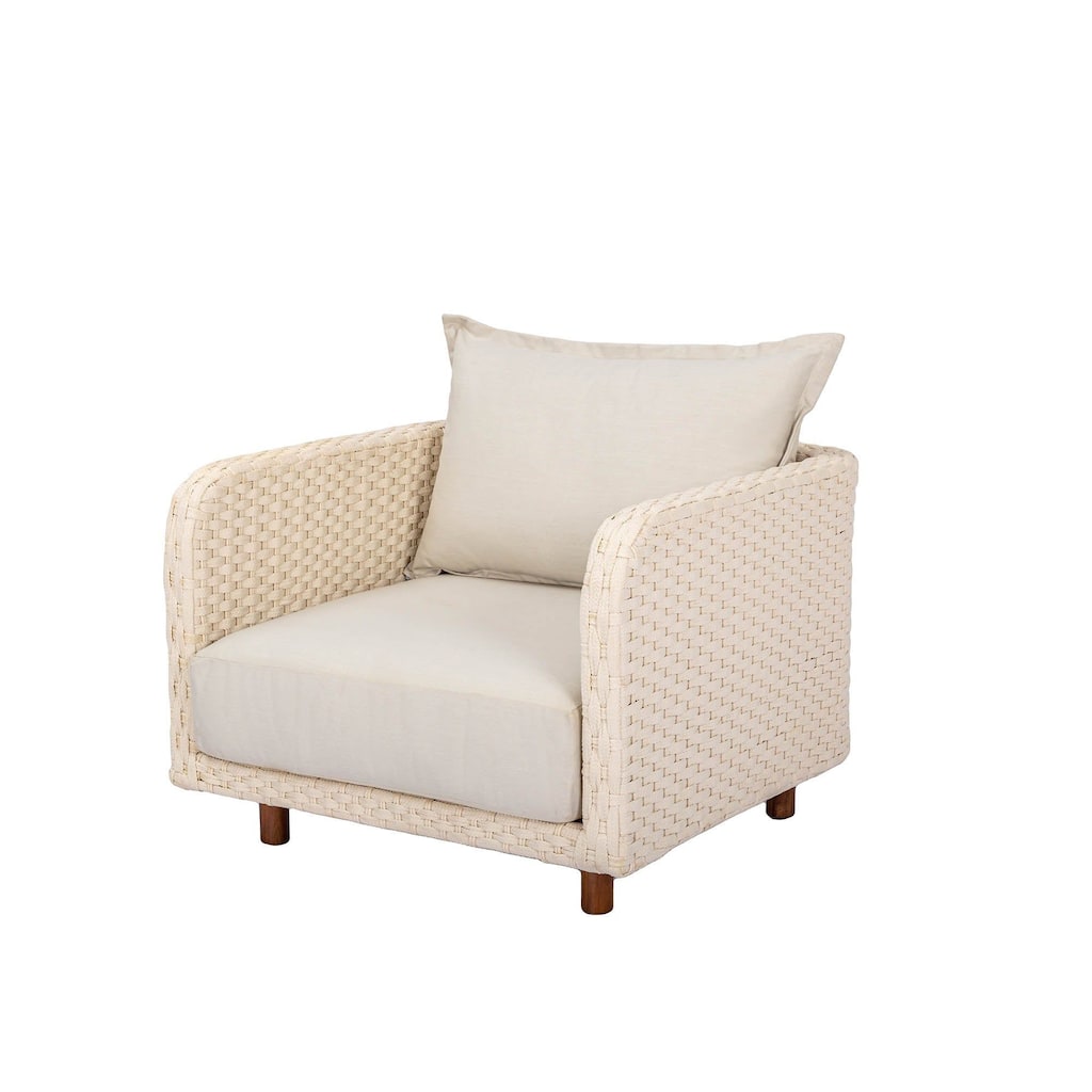 Yesler Coast Outdoor Club Chair, Grey