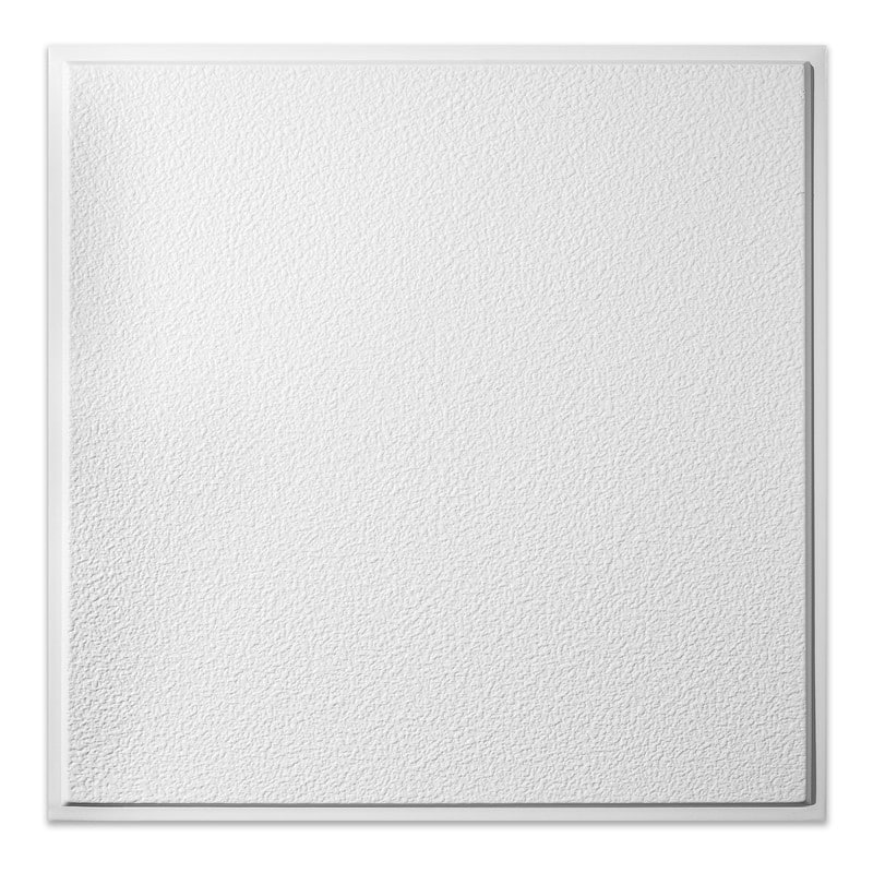 Genesis Stucco Pro Revealed Edge White 2 x 2 ft. Lay-in Ceiling Tiles